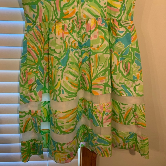 Lilly Pulitzer Ollie Strappy Dress in Elephant Ears Size 4 - Picture 5 of 6